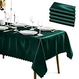[Utilisations multiples] Nos nappes en satin sont délicates et fonctionnelles, à la fois pour la décoration et pour un usage quotidien. Peut être utilisé dans la salle à manger, la salle à manger et la table de cuisine. Il est également adapté pour diverses occasions, telles que réception de mariage, célébration, cérémonie, dîner, conférence et diverses soirées.