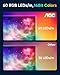 AOC TV LED Backlight, TV Lights That Change with TVs for 55-65 inch Screen, RGB Strip Lighting with Sensor, Syncs Behind The Monitor, Smart App Control, Movie Game Music & DIY Mode, 14.8FT
