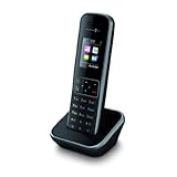 Beleuchtete Tastatur Telekom Sinus 406 pack schnurloses Erweiterungsmobilteil (Farbe: schwarz, 200 Telefonbucheinträge, Farb-Grafikdisplay)