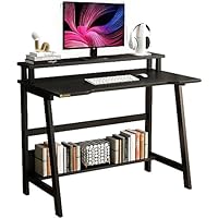 リモートデスク　パソコンデスク Amazon | MIN WIN パソコンデスク モニター台付き ゲーミング