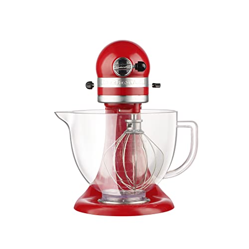 5 QT Food Grade Plastic Mixer Bowl Compatible with KITCHENAID TILT-HEAD STAND MIXERS 4.5-Quart (4.3 L) And 5-Quart (4.7 L), With Spout and Measuring Lines, Light weight, Shatter and Crack proof - Thumbnail 6
