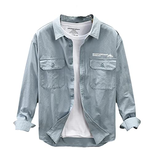 Chemise en coton à revers Vsadsau l'excellence d'une coupe vintage masculine