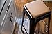 Square Stool Cushion for Tolix and Similar Stackable stools (Camel)