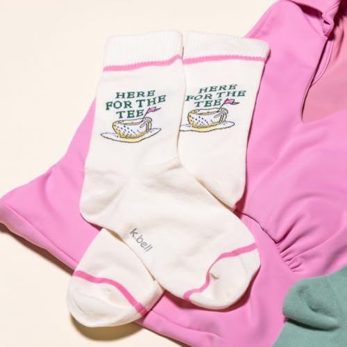 Image of K. Bell Women's Fun Sports & Outdoors Crew Socks - 1 Pairs - Cool & Cute Casual Novelty Gifts