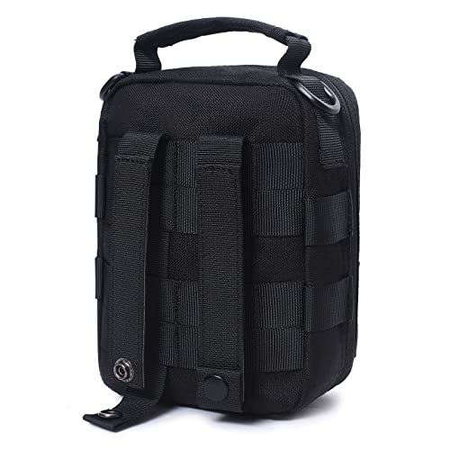 Tactical Molle Emt Pouch First Aid Ifak Pouch Utility Medical Bag (Black) #TOP1