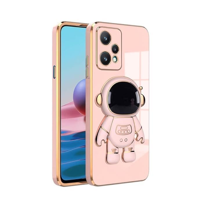Erams Online Silicone For Mi Redmi 12 5G / Poco M6 Pro 5G Case Cute 3D Astronaut Stand Design Camera Protection Shockproof Soft Back Cover For Mi Redmi 12 5G / Poco M6 Pro 5G (Pink) (B0CYQBDSVC) Amazon Price History, Amazon Price Tracker