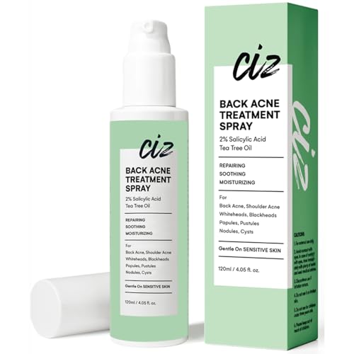 Back Acne Treatment, Back Acne Spray, 2% Salicylic Acid Spray with Herbal Formula, Body Acne Treatment for Teens, Bacne Treatment, Perfect Companion for Acne Body Wash and Salicylic Acid Body Wash