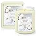 Produktbild SCENTORINI Duftkerze im Glas, Sojawachs Aromatherapie Kerze für Raumduft, Brenndauer bis zu 45 Stunden, 200 g - Duft von Baumwolle