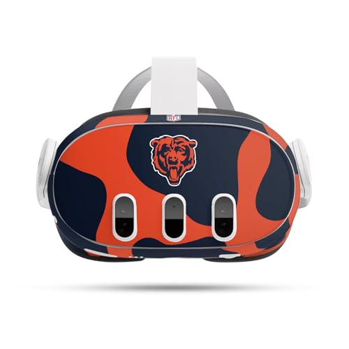 Skin Chicago Bears NFL pour Meta Quest 3 Autocollant Vinyle Head Case Designs
