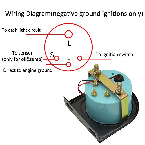 Supmico puntatore 52mm Motore Auto Kit Calibro di