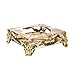 Produktbild Ouqian Zigarette Aschenbecher Im europäischen Stil Kreative Phnom Penh Emaille Aschenbecher Exquisite Home Geschenk Alloy Kristallaschenbecher Desktop Rauchen Aschenbecher