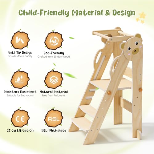 Tour d'apprentissage pliable au design durable et sécurisé