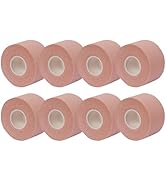 Lobtery (8 Pack) Beige Athletic Sprorts Tape Very Strong Athletic Tape No Sticky Residue for Athl...