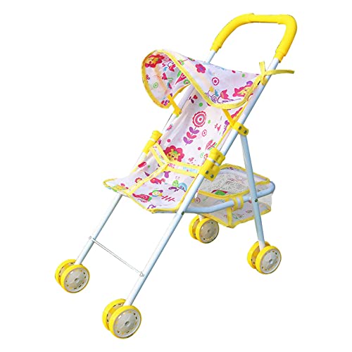 Puppen Puppenwagen Faltbarer Kinderwagen Spielzeug Mädchen Geschenk Puppenbuggy...