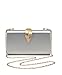 Beaguful Women's Fashion Evening Bags with Golden Leaves Crossbody Shoulder Handbag Chain Removable Light Pink