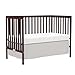 Goldzone Baby Crib 5-in-1 Convertible, Wooden Nursery Cribs Converts to Toddler Bed, Daybed and Full Size Bed, 3 Adjustable Base, Non-Toxic Finish (Espresso)