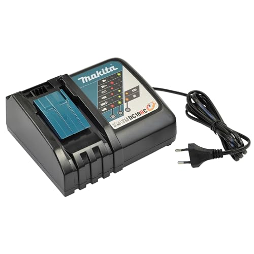 Image of MAKITA DC18RC Charger 7.2-18V Output 120V Input NEW | Optimum quick charger, 18 V lithium-ion, built-in cooling fan, also charges 14.4 V