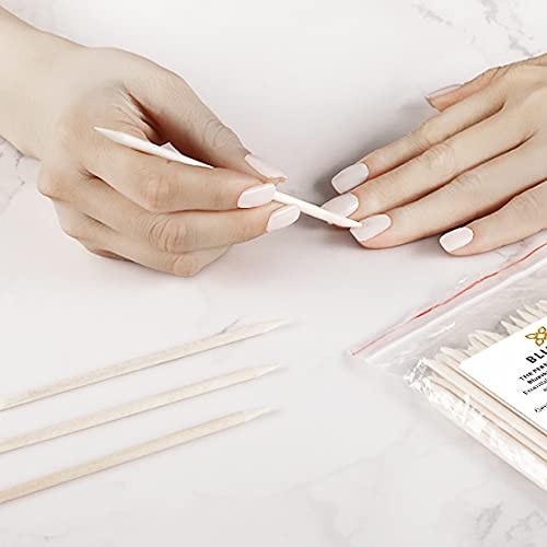 Bluesky Wooden Cuticle Sticks 10 Pieces, Orange Holz Nagelhaut Sticks, Nagel Häutchen, Nagelhautschieber, Nagel Kunst… – Bild 7