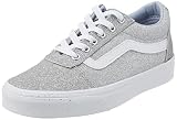 Vans Damen Ward Sneaker, Glitzer-Seitenwand Silber, 37 EU