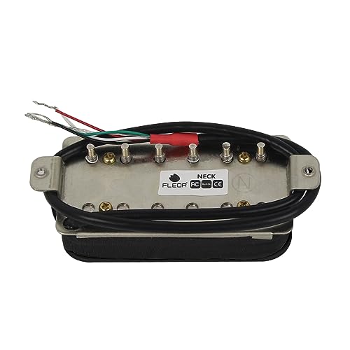 Image of FLEOR Electric Guitar Humbucker Pickups Neck Alnico 5 Pickup Black