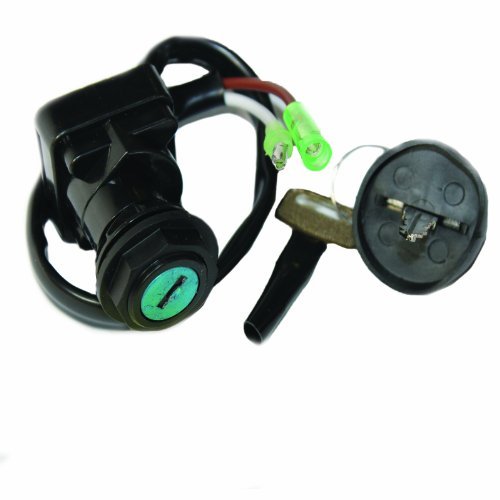 Caltric Ignition Key Switch Compatible with Kawasaki Bayou 220 Klf220 1996-2002 Atv Switch