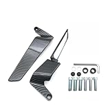 CONSTRUCTION ROBUSTE : Fabriqués en aluminium usiné CNC avec un revêtement noir durable, les rétroviseurs SUPAREE offrent une résistance à la traction et à la corrosion exceptionnelles, pour une utilisation par tous les temps. Conçus pour durer. Design aérodynamique : Fermé, il fait office d'aileron ; ouvert, il sert de rétroviseur. Ce rétroviseur aérodynamique affine le profil de la moto. Son aileron incliné à 25° par rapport au sol lui confère une ligne épurée tout en générant un appui aérodynamique. Ceci améliore l'adhérence et la maniabilité de la moto, notamment à haute vitesse.