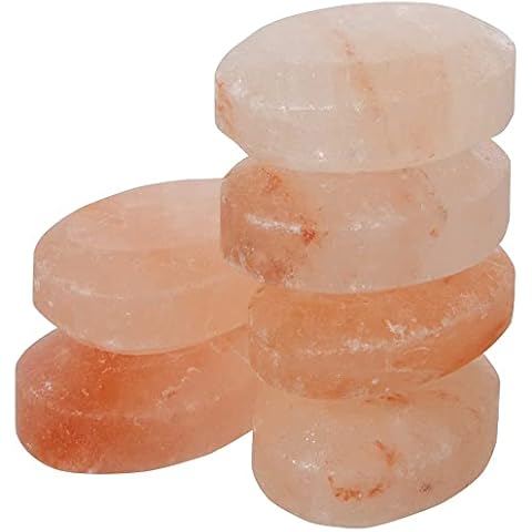 Pure Himalayan Salt Works Flat Oval Massage Stones Cover