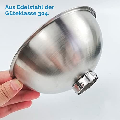 Edipets, Katzennapf erhöht, Einzel oder Doppel, Antischlingnapf, Erhöchte, für Hund und Katze (Edelstahl)