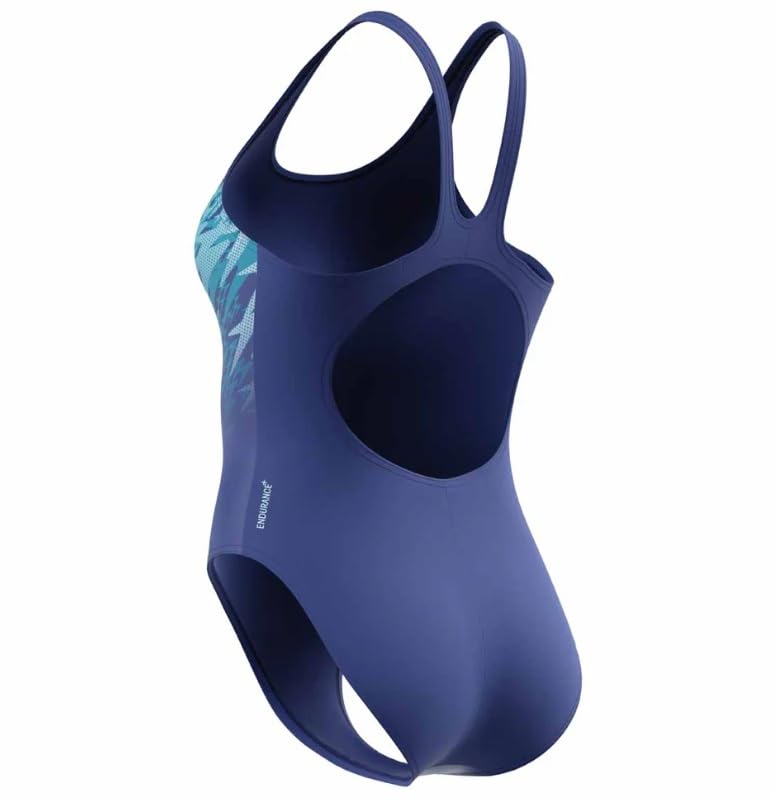 Speedo Hyperboom - Bañador para mujer, diseño de espalda muscular, color azul