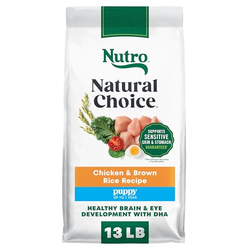 Nutro Natural Choice Dry Puppy Food, Dry Dog Food For Puppies, Chicken And Brown Rice Recipe...