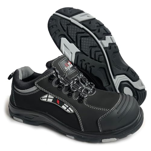 Half-Boots Unionspace - Composite Safety Toe - Puncture-Proof Kevlar Sole - Safety Utility Half-Boots for Construction and Warehouse