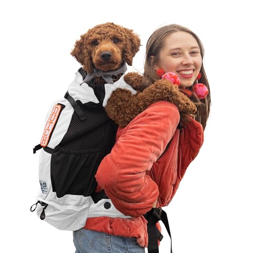 K9 Sport Sack Knavigate - X-Large, Lunar Rock - Ideal for Dogs with 23-25” Back Length - Adjustable, Backpack-Style Carrier with Internal Frame & Padded Hip Belt