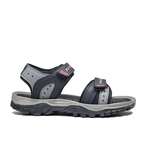 Image of ASIAN Mens Virat-04 Flat Casual Sandals With Adjustable Velcro Closure For Easy Wear With Flexible Fitting And Trendy And Stylish Looks With Unique Sole Design | Ideal For Everyday Use For Boys