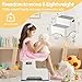 ZLMHYYM Toddler Step Stool for Bathroom Sink, 2 Pack Step Stool for Kids, Plastic Potty Training Toilet Stepping Stools, Child and Baby Lightweight&No-Slip Two Step Stools for Kitchen(Off-White/Gray)