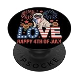 Photo Gallery love pug dog lover independence day 4 luglio popsockets popgrip adesivo Photo Gallery love pug dog lover independence day 4 luglio popsockets popgrip adesivo