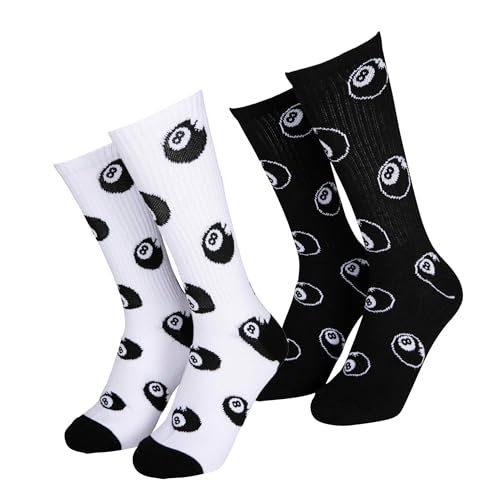 Chaussettes Santa Cruz Winkowski Eight Ball lot de 2 skate stretch 42-45