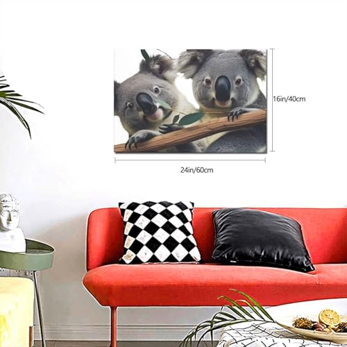 Tableau koala marrant pour embellir un mur de bureau - 3