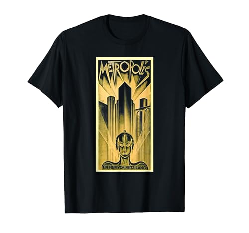 METROPOLIS Silent Movie Classic Science Fiction Poster T-Shirt
