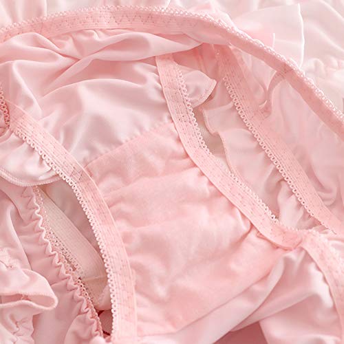 N-A KINCOSONE Womens Bikini Panties Japanese Lingerie Briefs 2 Pack Kawaii Cosplay Underwear