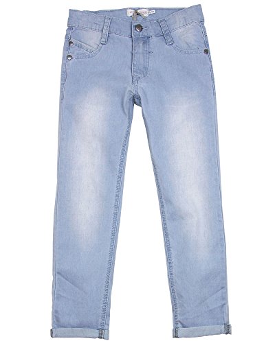 Deux par Deux Boys' Denim Pants Light Blue Wild Side Story, Sizes 18M-10
