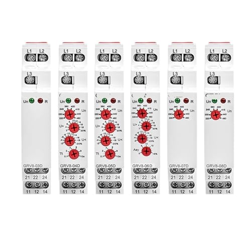 Relais de protection phase 380V GRV8-05D pour moteur de pompe