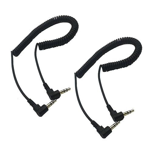Cable de audio estéreo Gadpiparty con conectores resistentes y diseño enrollado estable 6