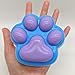 Handmade Giant Rainbow Cat Paw Squishy Toy - Tabas Silicone Ultra-Soft Sticky Stress Relief Fidget Sensory Toy, Fun and Cute Plaything Perfect Squeeze Toy for Birthday Gift (Large)