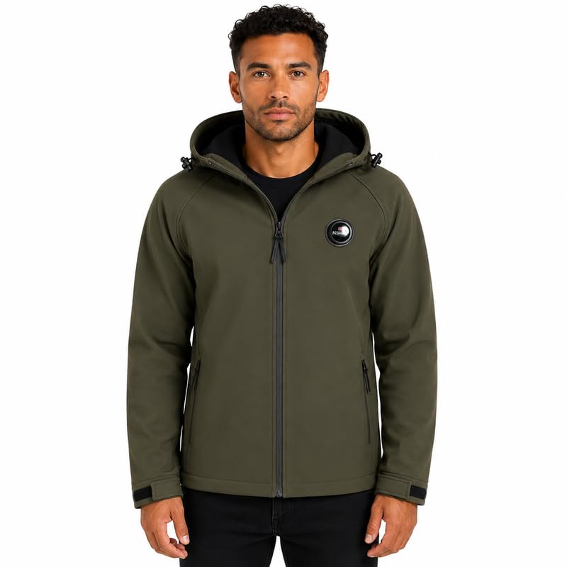 Softshell homme Geographical Norway Tamigoglass veste mi-saison noire