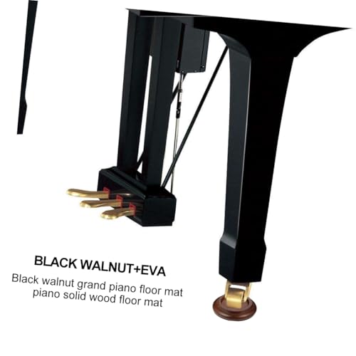 Patins pour pieds de piano à queue en bois synthétique 3pcs - 8