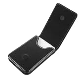 Business Card Holder Case PU Leather Business Card Organizer with Snap Closure, Vertical Pocket Design, Minimalist Rfid Blocking Wallet for Men Womencredit Cards and Id(1 PCS)