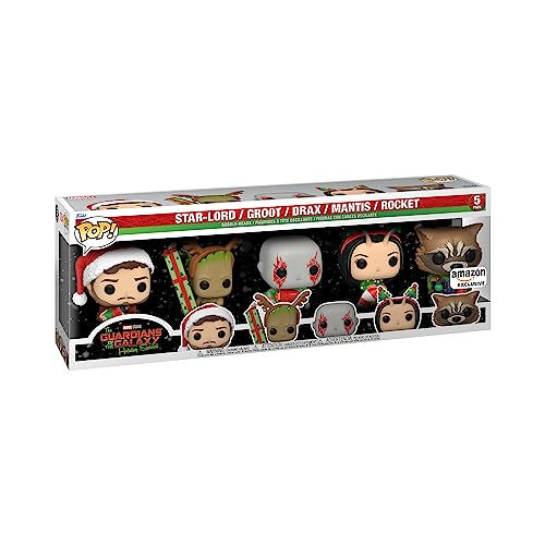 Funko Pop! Marvel: Holiday - Starlord, Groot, Drax, Mantis And