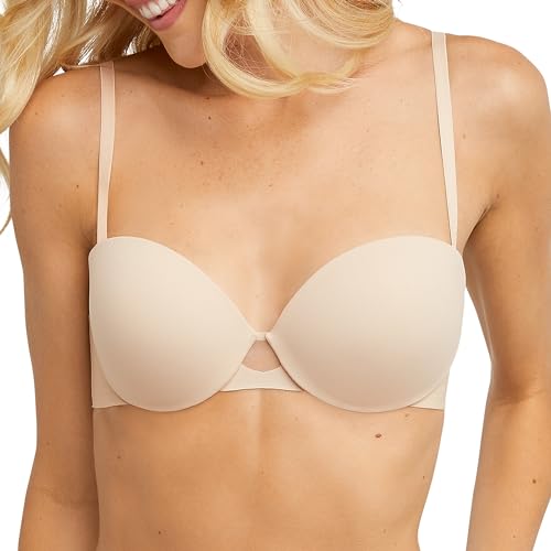 Maidenform Womens Dreamwire Multi-Way Underwire Bra, Strapless 6-Way Convertible Bra, Almond, 36B US Maidenform Womens Dreamwire Multi-Way Underwire Bra, Strapless 6-Way Convertible Bra, Almond, 36B US - Image 2