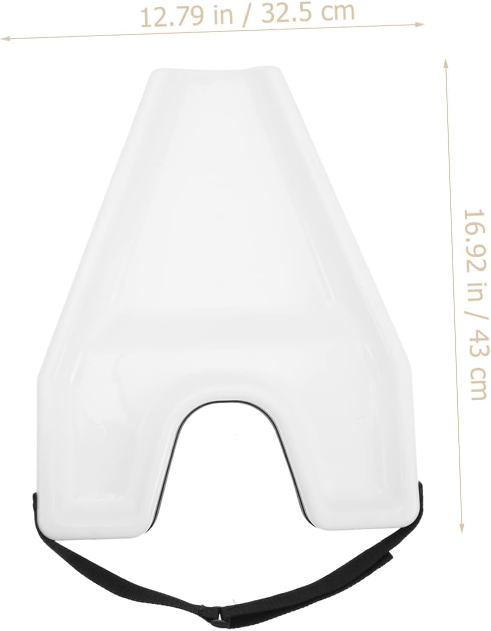 Outanaya Plastic Hair Washing Tray Shampoo Rinse Board for Salon Portable Hair Spa Accessory Lightweight Ergonomic Design