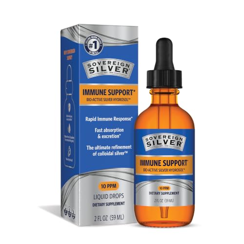 Sovereign Silver Immune Support Colloidal Silver 2 fl oz (59 mL)